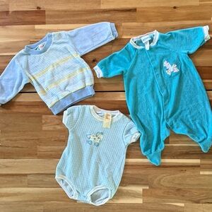 Vintage Carters and Healthtex Baby Boy Bundle